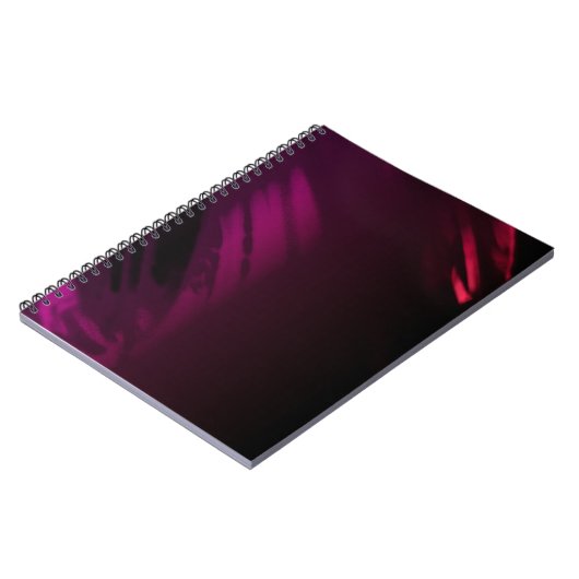 Schwarze Rose Notizblock (Linke Seite)