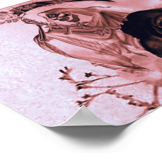 SCHWARZE ROSE POSTER (Ecke)