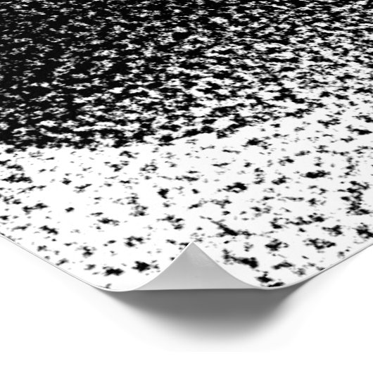 SCHWARZE ROSE POSTER (Ecke)