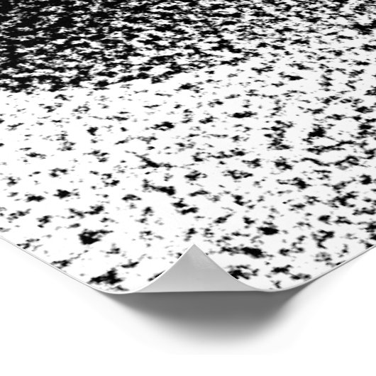 SCHWARZE ROSE POSTER (Ecke)