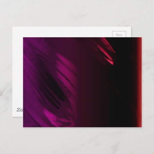 Schwarze Rose Postkarte (Vorne/Hinten)