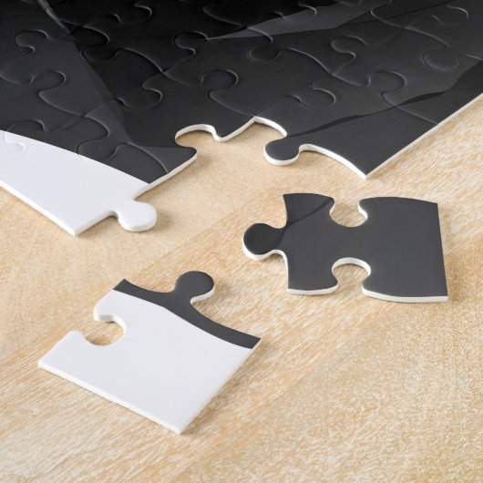 Schwarze Rose Puzzle (Seite)