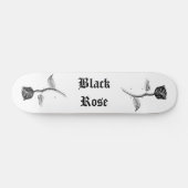 Schwarze Rose Skateboard (Horizontal)