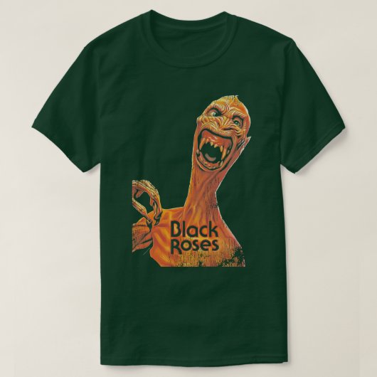Schwarze Rose T-Shirt (Design vorne)