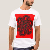 schwarze Rose T-Shirt (Vorderseite)