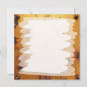 Schwarze Rose und Goldvase-Blank Karte (Rückseite)