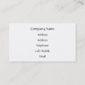 SCHWARZE ROSE VISITENKARTE (Rückseite)