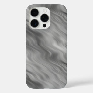 Schwarze Rose Wavy Textur iPhone 16 Pro Hülle