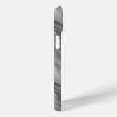 Schwarze Rose Wavy Textur Case-Mate iPhone Hülle (Rückseite / Rechts)