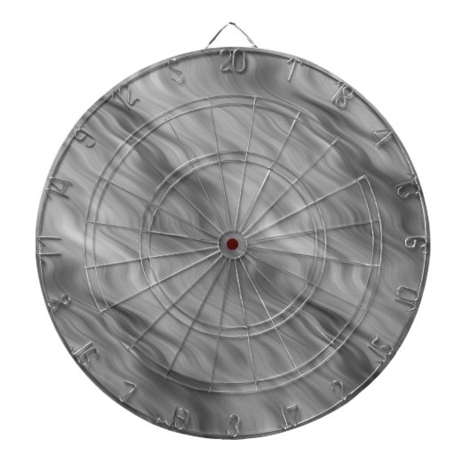 Schwarze Rose Wavy Textur Dartscheibe (vorne)