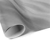 Schwarze Rose Wavy Textur Geschenkpapier (Rolleneckpunkt)