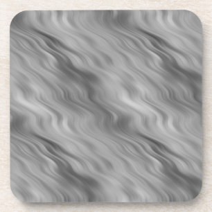 Schwarze Rose Wavy Textur Getränkeuntersetzer