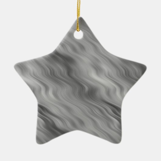 Schwarze Rose Wavy Textur Keramikornament (Vorne)