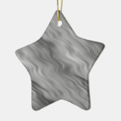 Schwarze Rose Wavy Textur Keramikornament (Links)