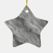 Schwarze Rose Wavy Textur Keramikornament (Hinten)