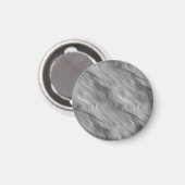 Schwarze Rose Wavy Textur Magnet (Vorderseite/Rückseite)
