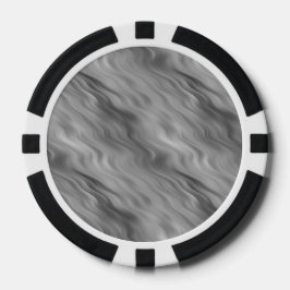 Schwarze Rose Wavy Textur Pokerchips