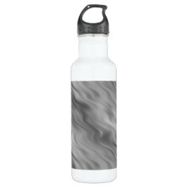 Schwarze Rose Wavy Textur Trinkflasche