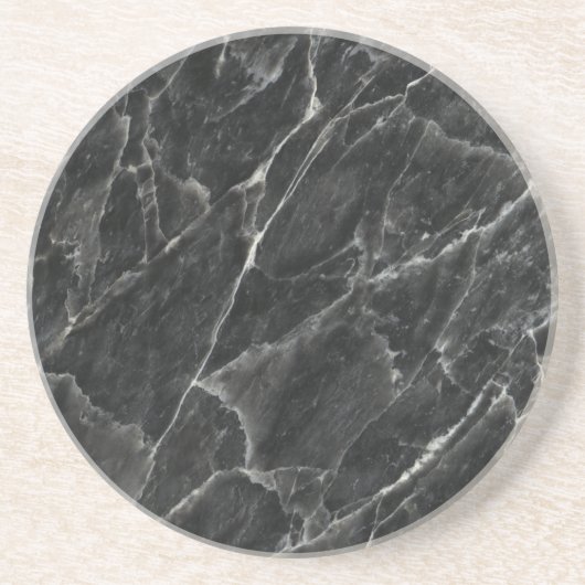 Schwarze Rosen-dekorativer Stein - Adern u. Untersetzer (Vorne)