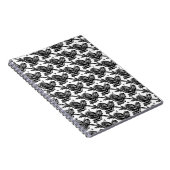 Schwarze Rosen Notizblock (Rechte Seite)