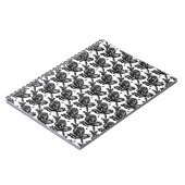 Schwarze Rosen Notizblock (Linke Seite)