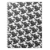 Schwarze Rosen Notizblock (Vorderseite)
