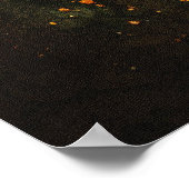 Schwarze Rosen Poster (Ecke)