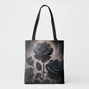 Schwarze Rosen Tasche