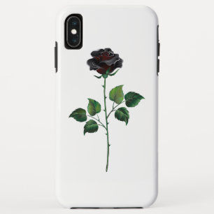 Schwarze Rosenblume Case-Mate iPhone Hülle