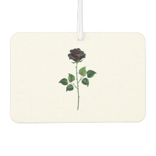 Schwarze Rosenblüte Autolufterfrischer