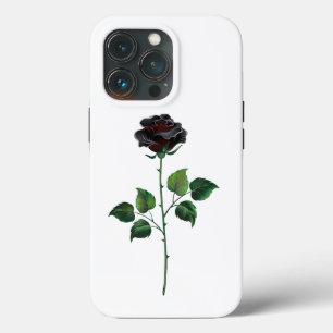 Schwarze Rosenblüte Case-Mate iPhone Hülle