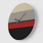 Schwarze, rote, graue und tan Uhr (Winkel)