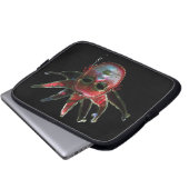 SCHWARZE ROTE JESTERMASK ,Party Masquerade Laptopschutzhülle (Vorne Knopf)