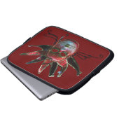 SCHWARZE ROTE JESTERMASK ,Party Masquerade Laptopschutzhülle (Vorne Knopf)