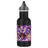 SCHWARZE ROTE JESTERMASK ,Party-Monogramm Masquera Trinkflasche (Links)