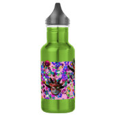 SCHWARZE ROTE JESTERMASK ,Party-Monogramm Masquera Trinkflasche (Links)