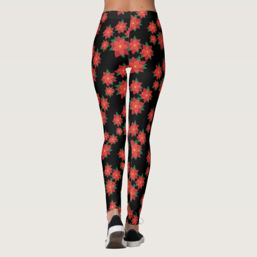 Schwarze rote leggings (Rückseite)
