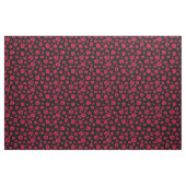 Schwarze rote Rosen Stoff (Fat Quarter (45,7 x 55,9 cm))