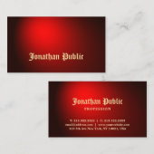 Schwarze Rote Tattoo Kunstkunst Tattooist Kreativ Visitenkarte (Vorne/Hinten)