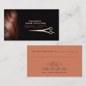 Schwarze rote terminkarte (Vorne/Hinten)