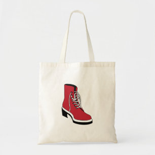 Schwarze Rote Westerstiefel Tragetasche