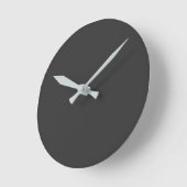 Schwarze runde Uhr (Winkel)