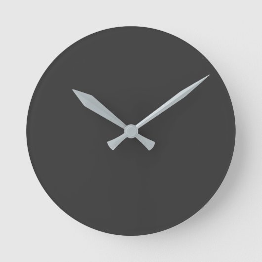 Schwarze runde Uhr (Vorderseite)