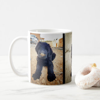 Schwarze russische Terrier-Tasse Kaffeetasse