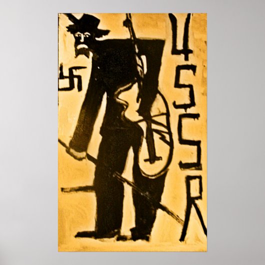 SCHWARZE RUSSLAND POSTER (Vorne)
