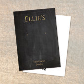 Schwarze Rustikale Chalkboard-Earring-Display-Kart