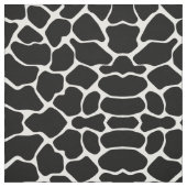 Schwarze Safari-Giraffe Stoff (Muster)