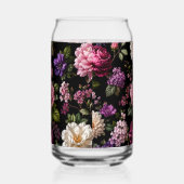 Schwarze Samt-Rose Dosenglas (Links)