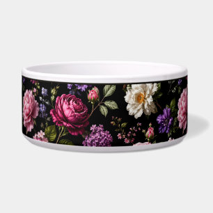 Schwarze Samt-Rosenblüte Napf