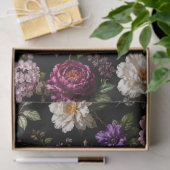 Schwarze Samtrose Seidenpapier (Geschenk)